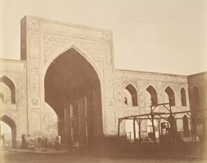 Cella Gallery: [Court of the mosque Gawhar Shad, MESHED, 1418 (?)], 1840s-60s