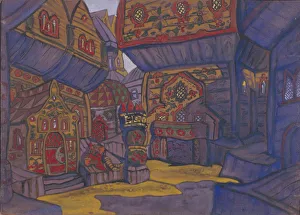 Roerich Prints: The Court of Prince Vladimir Galitsky