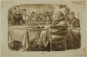 Court Scene, 1870/91. Creator: Charles Samuel Keene