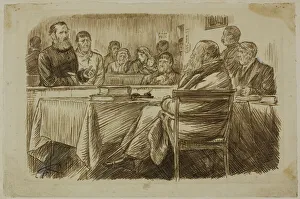 Keene Charles Samuel Prints: Court Scene, 1870 / 91. Creator: Charles Samuel Keene