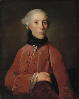 Jens Juul Prints: The Court Seal Engraver Ahron Jacobson, 1767. Creator: Jens Juel