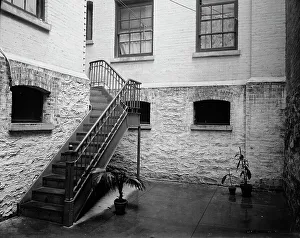 Tenement Prints: Court of tenement house, New York City, between 1900 and 1910. Creator: Unknown