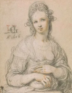 Hendrick 1558 1617 Prints: Courtesan, 1606. Artist: Goltzius, Hendrick (1558-1617)