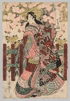 1753 1806 Prints: Courtesan, 1753-1806. Creator: Kitagawa Utamaro (Japanese, 1753?-1806)