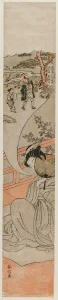 Courtesan Dreaming of her Childhood, c. 1770. Creator: Suzuki Harunobu (Japanese, 1724-1770)