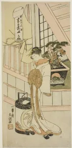 Ippitsusai Bunchō Prints: The Courtesan Handayu of the Nakaomiya House of Pleasure, c. 1769 / 70
