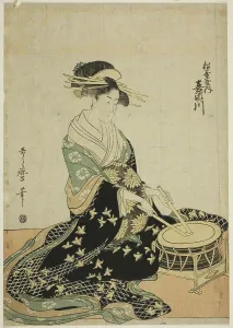 Oban Prints: The Courtesan Kisegawa of the Matsubaya