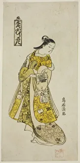 The Courtesan Komurasaki (Tayu Komurasaki), c. 1730. Creator: Torii Kiyotada