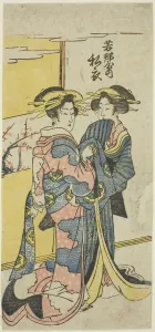 Shimada Prints: The Courtesan Nareginu of the Wakanaya, c. 1804 / 30. Creator: Kikugawa Eishin