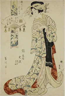 The Courtesan Oyodo of the Tsuruya House, 1818