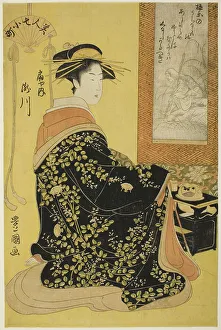 Toyokuni Utagawa Prints: The Courtesan Takikawa of Ogiya