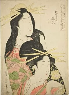 The Courtesan Yosooi of the Matsubaya, Japan, c. 1799. Creator: Kitagawa Utamaro