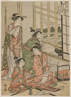 Courtesans at Leisure (from the series The Six Immortal Poets), c. early 1780s. Creator