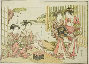 Secrecy Prints: Courtesans of the Matsubaya, from the book Mirror of Beautiful Women of the Pleasure