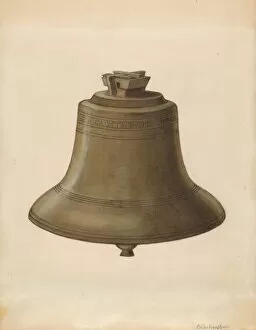 Court Of Law Gallery: Courthouse Bell, c. 1936. Creator: Erwin Schwabe