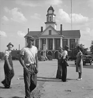 Court Of Law Gallery: Courthouse, Pittsboro, North Carolina, 1939. Creator: Dorothea Lange