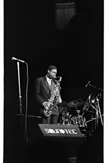 Courtney Pine, Fairfield Halls, Croydon, 1987. Artist: Brian O Connor