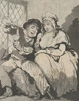 Images Dated 8th December 2020: Courtship in Low Life, December 15, 1785. Creator: Samuel Alken