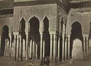 Charles Clifford Collection: Courtyard, Alhambra, 1857-58. Creator: Charles Clifford (British, 1819-1883)