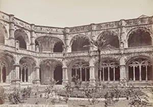 Juan Laurent Prints: Courtyard of the Cloister of Saint Jerome