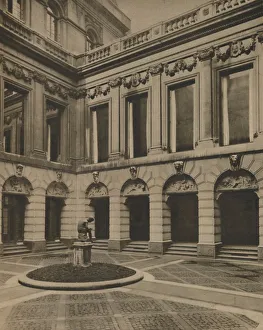 Courtyard of the Drapers Hall in Throgmorton Street, c1935. Creator: Joel