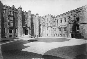 The courtyard, Durham Castle, England, 20th century