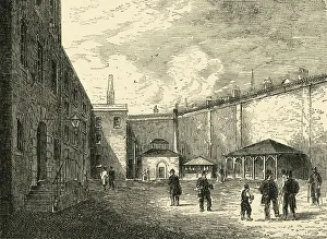 Courtyard in the Fleet Prison, (c1872). Creator: Unknown