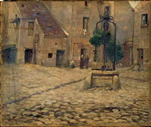 Feline Prints: Courtyard of the Hotel Saint-Adrien