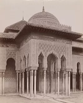 Court Of The Lions Gallery: [Courtyard of the Lions, Alhambra, Granada], 1880s-90s. Creator