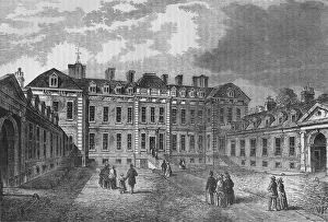 Courtyard of Montagu House, Great Russell Street, Bloomsbury, London, 1830 (1878) Courtyard of Montagu House, Great Russell Street, Bloomsbury, London, 1830 (1878)