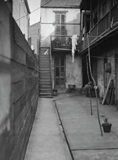 Courtyard, New Orleans, between 1920 and 1926. Creator: Arnold Genthe