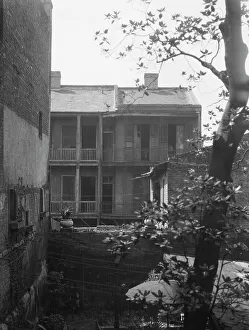 Courtyard, New Orleans, between 1920 and 1926. Creator: Arnold Genthe