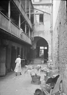 Courtyard, New Orleans, between 1920 and 1926. Creator: Arnold Genthe