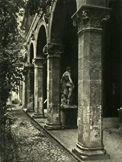 Courtyard of the Palazzetto Venezia, Rome, Italy, 1908. Creator: Unknown