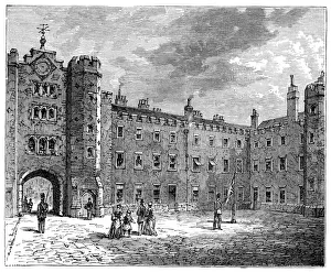 Courtyard of St Jamess Palace, 1900