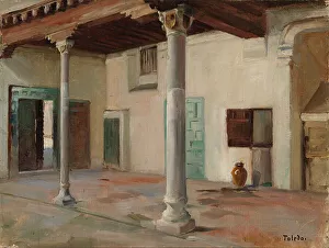 Courtyard in Toledo, 1881. Creator: Albert Edelfelt