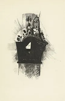 Redon Odilon Prints: Couverture - Frontispiece, 1890. Creator: Odilon Redon