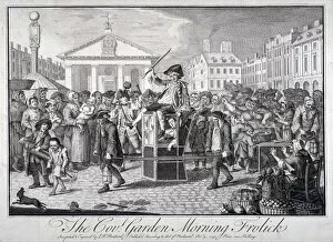 Covent Garden Market Gallery: The Cov: Garden Morning Frolick, 1747. Artist: LP Boitard