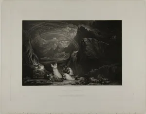 Pleading Gallery: The Covenant, from Illustrations of the Bible, 1832. Creator: John Martin