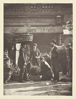 Smith Adolphe Prints: Covent Garden Labourers, 1881. Creator: John Thomson