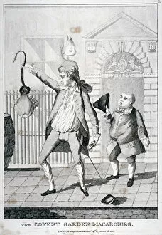 Covent Garden Theatre Gallery: The Covent Garden macaronies, 1772