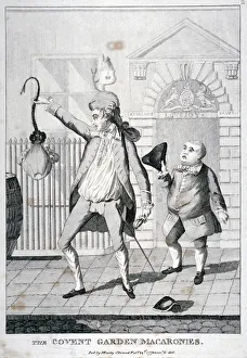 Macaroni Prints: The Covent Garden macaronies, 1772