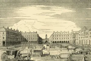 Covent Garden Prints: Covent Garden Market, Looking Eastward, (1881). Creator: Unknown