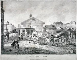 Covent Garden Prints: Covent Garden Market, Westminster, London, 1815. Artist: Engelmann and Company