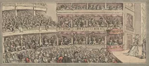 George Iii King Of Great Britain Collection: Covent Garden Theatre, 1792. 1792. Creator: Thomas Rowlandson