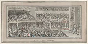 Mecklenburg Strelitz Collection: Covent Garden Theatre, July 20, 1786. July 20, 1786. Creator: Thomas Rowlandson