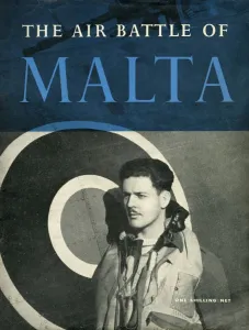 Front cover of The Air Battle of Malta , 1944. Creator: Unknown Front cover of The Air Battle of Malta , 1944. Creator: Unknown