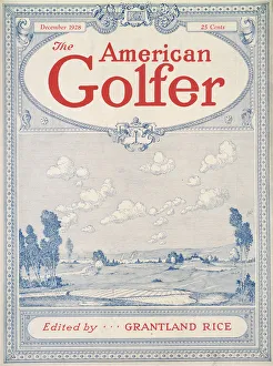 Cover of The American Golfer magazine, December 1928