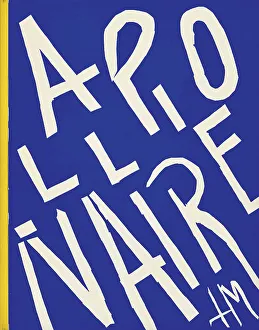 Henri 1869 1954 Prints: Cover of Apollinaire by André Rouveyre, 1952. Creator: Matisse; Henri (1869-1954)