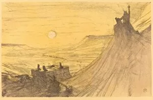 Mountainside Gallery: Cover for 'Au pied du Sinaï', 1898. Creator: Henri de Toulouse-Lautrec